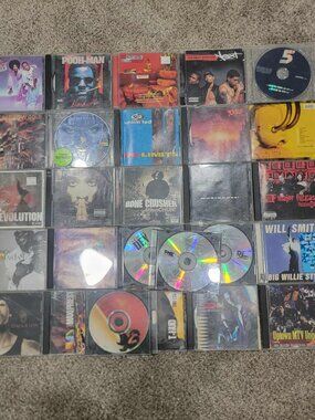 Vintage 90s 80s Old School Hip Hop Rap CD Lot - 27 - 2Pac Outkast Coolio Five